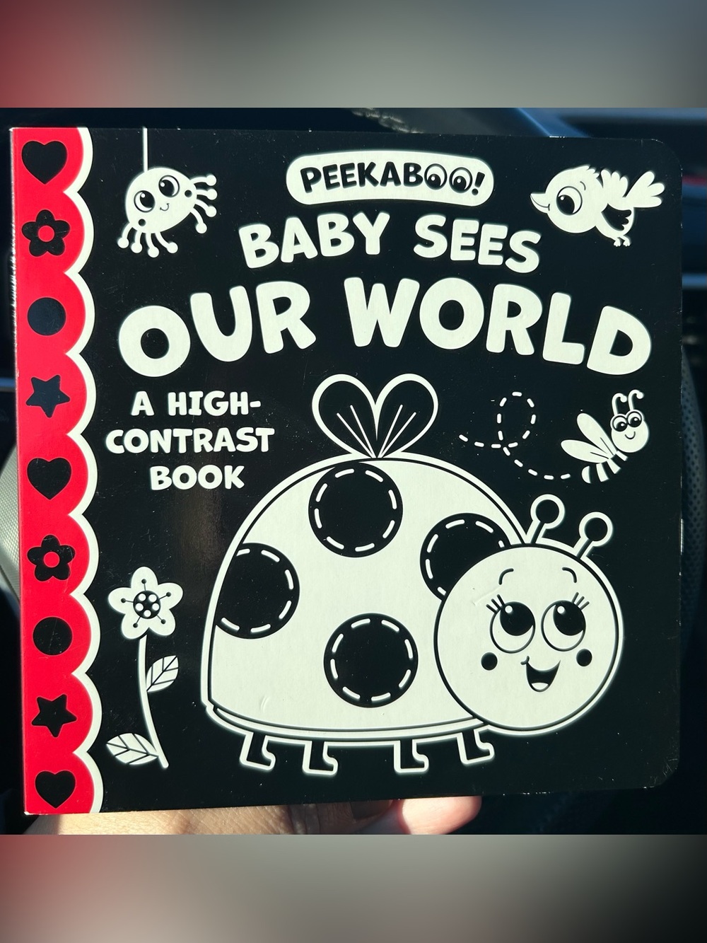 Peekaboo! Baby Sees Our World! High-Contrast Baby Book Black & White NEW